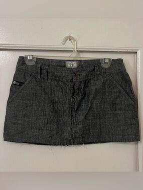 Converse Micro Mini Skirt One Star Cargo Ultra Short 100% Cotton Y2K Vintage